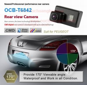 Wholesale Ouchuangbo in stock New Special parking camera night vision for Peugeot 207 206 307 407 very cheaper price from china suppliers