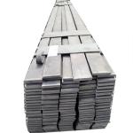 Construction Material Flat Steel Rod Q195 SS400 Mild Black Steel Flat Hot Rolled