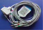 Fukuda Denshi One Piece ECG Cable , Durable DB 15 Pin Connector Ecg Cable