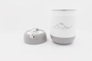 Wholesale 1L Hot sale double lid vacuum food box with spoon stainless steel insulated food jar from china suppliers