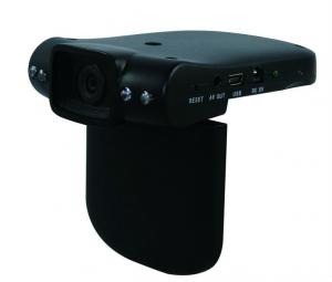 Patent design! 120 degree viewing angle motion activated hd 720p car dvr recorder camera with 4 IR LED for night vision
