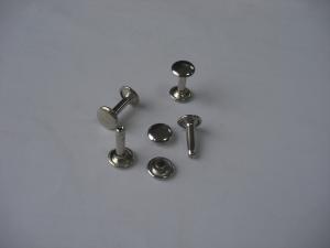 Wholesale 3 * 3mm flat cap brass material single head rivet for handbag accessories from china suppliers