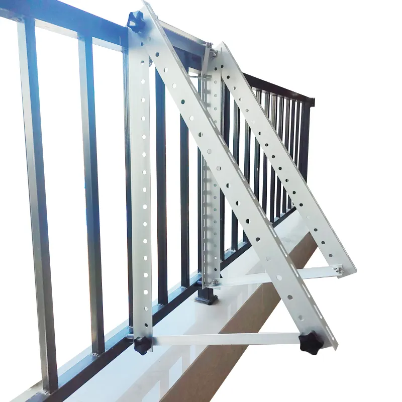 Adjustable Tilt Angle Solar Panel Mounting Bracket Kit with AL6005-T5 Bracket Material