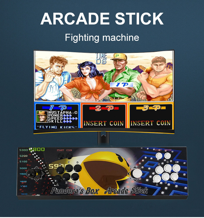 Tabletop 3d Video Pandora Arcade Game Console For 2 Player