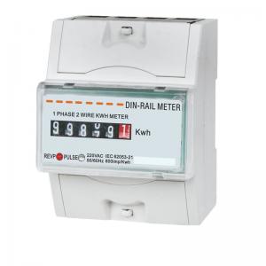 Wholesale High Accuracy Din Rail Watt Hour Meter , 4P Single Phase Watt Hour Meter With CT/ PT from china suppliers