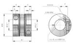Bellow Coupling 1000Nm ±2mm Engine Drive Shaft