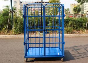 Wholesale Lockable Mobile Storage Roll Cage Pallets Trolley Full Security from china suppliers