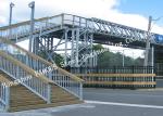 City Sightseeing Prefabricated Pedestrian Bridges Steels Structure Skywalk
