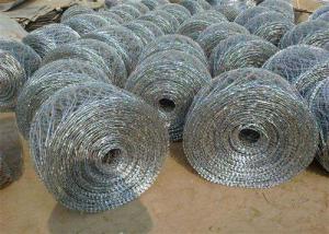 Wholesale Concertina Razor Spiral Security Barbed Wire Barrier Off Road Flat Wrap from china suppliers