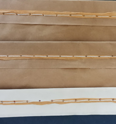 Food Grade Sewn Open Mouth Multiwall Paper Bags 25kg 50kg Strong Load Bearing