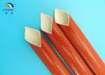Electrical Insulation Sleeving Silicone Resin Fiberglass Sleeving / Tubing /