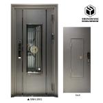 Fireproof Swig Left Aluminum Shop Front Doors Villa Solid Aluminium Front Doors