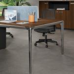 Contemporary Design Two Four or Six-Person Office Desk Modern Wooden Metal Iron