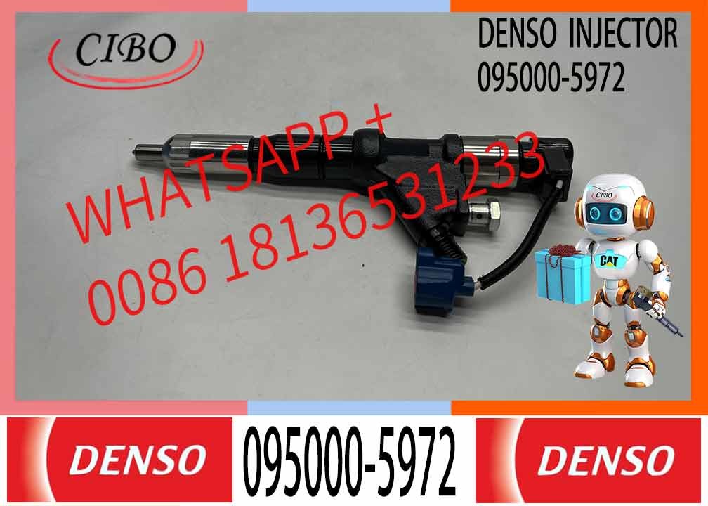 095000-5970 095000-5971 095000-5972 Fuel Injector 23670-E0360 For HINO 700 Series E13C Diesel Engine