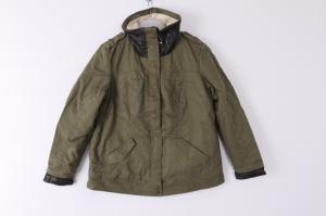 Wholesale PU Cuffs Ladies Cotton Twill Coats And Jackets Clothing 4 Pockets from china suppliers