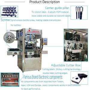 Wholesale 380 /220V Automatic Bottle Labeling Machine With 40-200mm Label Length from china suppliers