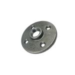 4 Holes Malleable Iron Floor Flange 10mm For Home Decoration