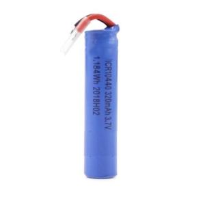 Wholesale 320mAh 3.7V 10440 Li Ion Battery IEC62133 AAAA Size Battery from china suppliers