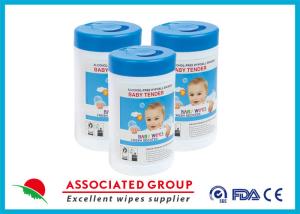 Wholesale Unscented Baby Wet Wipes , Baby Travel Wipes 80 Counts Per Box from china suppliers