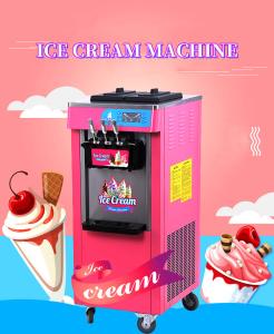 Wholesale Commercial Snack Food Machinery Three Flavors Soft Serve Ice Cream from china suppliers