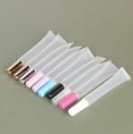 Colorful Cap PP 15ml Clear Lip Gloss Squeeze Tube ODM Logo