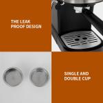 1000W Multifunction Coffee Machine Cappuccino Latte Stainless Steel Espresso