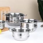Amazon Top Seller Kitchen Cooking Cookware Multipurpose Colorful Stainless Steel