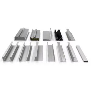 Wholesale Commercial Cabinet Aluminium Frame Profile For Wardrobe Doors T3-T8 from china suppliers