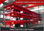 Containers Transportation Heavy Duty Trailer 12500 * 2500 * 1560 mm Size