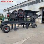Electric Motor Mobile Crushing Equipment PE 500x750 Quarry Granite Jaw Crusher