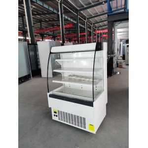 Store Using Open Front Dairy Cooler With Adjustable Shelves