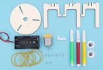 Kids Scientific DIY Toys Wooden Color Smart Graffiti Doodling Robots Easy