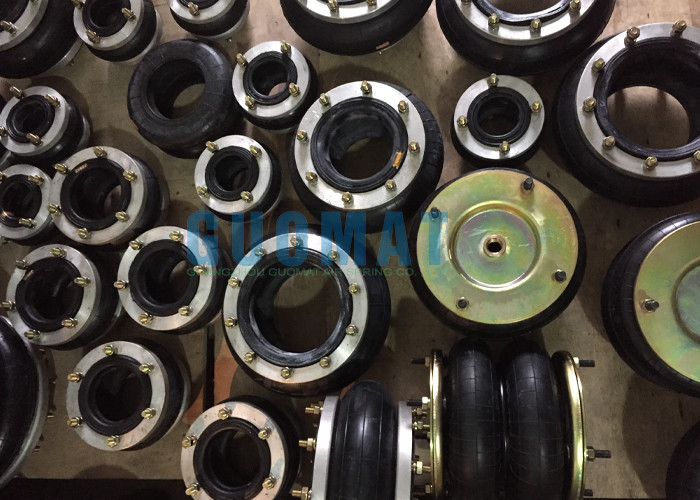 Rubber Industrial Air Spring Air Isolator Convoluted With Flange Ring 260130H-1
