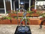 Stainless Steel Metal Figure Sculpture Mirror Polished For Home Decoration