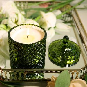 Wholesale Color Cylinder Scented Jar Candle Soy Wax Jar With Glass Lid 500g Wax Weight from china suppliers