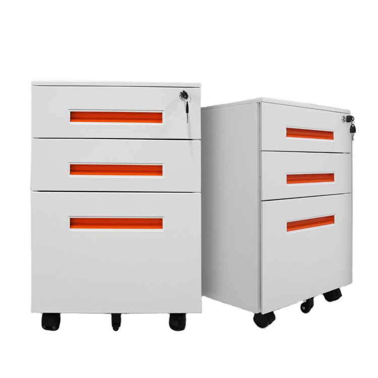ISO9001 Modern Small 0.4mm To 1.2mm Mobile File Cabinets