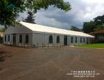 White / Clear Fabric Large Wedding Tents In Kenya / Backyard Tent Party