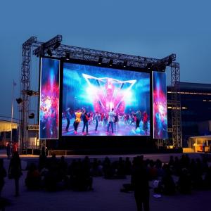 Wholesale Outdoor Commercial LED Video Wall Rental Seamless P3.91 High Color Depth from china suppliers