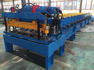 Wholesale Galvanized Steel Steel Tile Roll Forming Machine 0.4-0.6mm Thickness from china suppliers