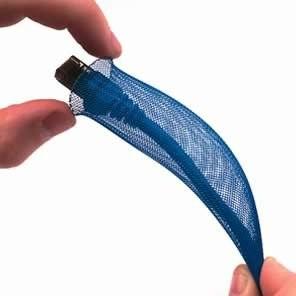 Wholesale abrasion resistance PET Braided Cable Sleeve 1mm 150mm Purple Color from china suppliers