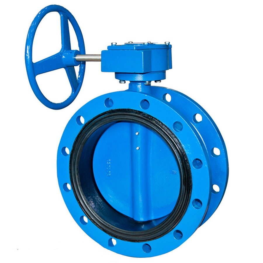 DN1300 Flanged wormgear butterfly valve