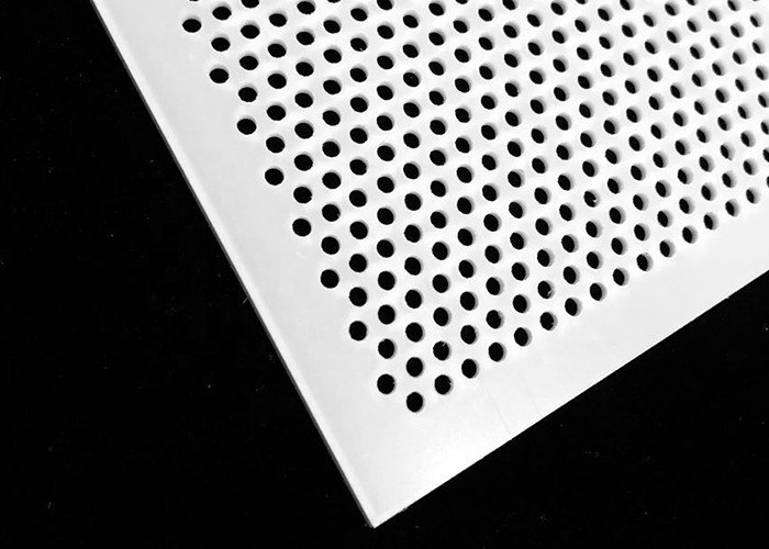 Clear Round Mesh Shape PVC PE PP Plastic Perforated Plate