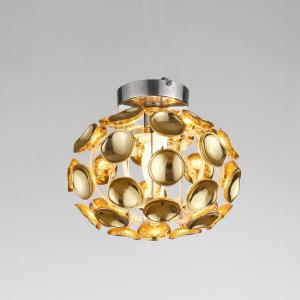 Wholesale Gloss And Mirror Antique Gold Acrylic Ceiling Lamp For Restaurant from china suppliers