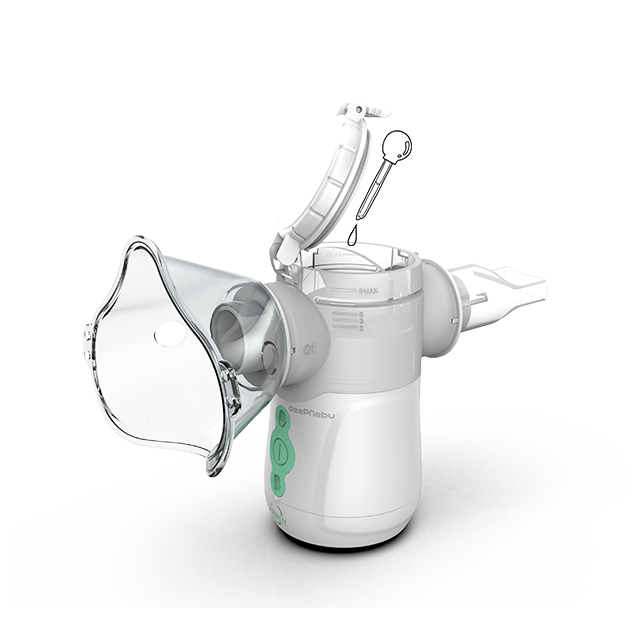 Eyes Spa Mute Mesh Nebulizer Machine Breathing Treatment At Home Hospital 2.75μM
