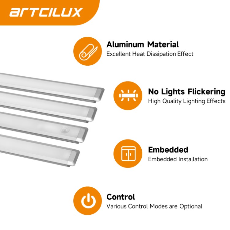 Ultra-Slim Design Under Cabinet A2207/A2217/A2277 Indoor Lighting With Sensor