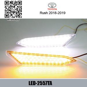 Wholesale Toyota Rush Car DRL LED Daytime driving Lights Car exterior led daylight from china suppliers