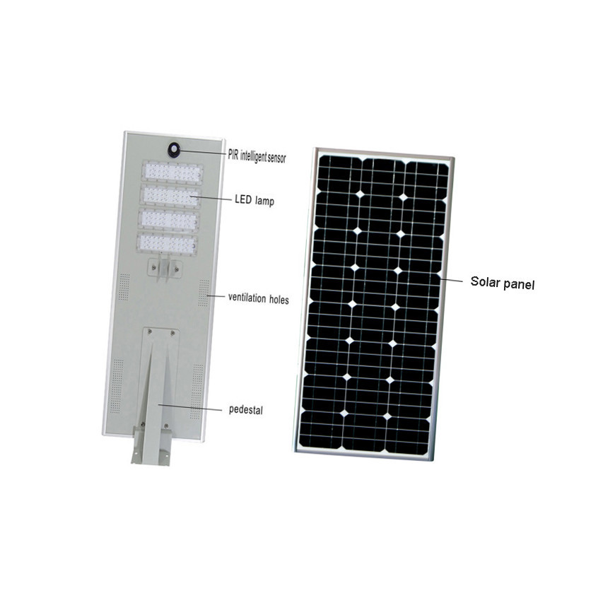 20w 40w 60w Battery Led Solar Street Light Ip65 Waterproof Outdoor Street Lamp