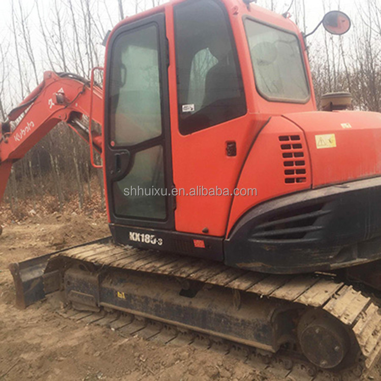 High quality used mini digger Kubota185 Japan origin cheap price second hand hydraulic crawler excavator