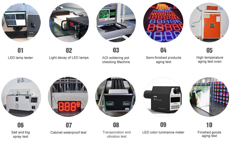 oil price sign for gas station led pump top sign gas changer led pump topper gas price display