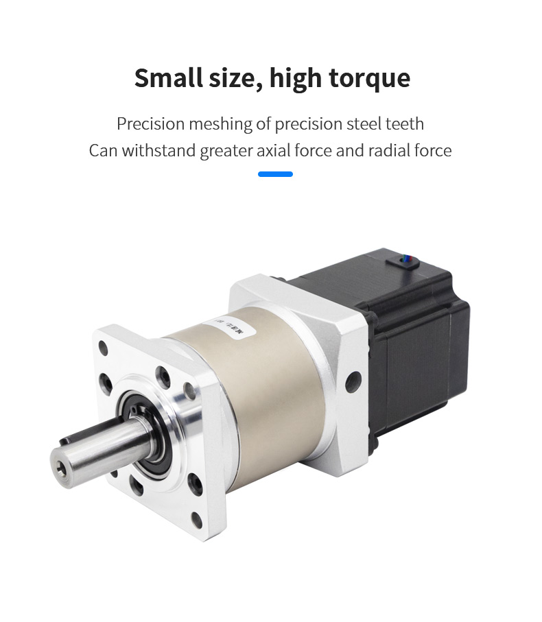 Nema 24 High Precision 60mm Hybrid Planetary Gearbox Geared Stepper Motor With Reducer